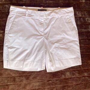 Talbots 6P White‎ Cotton Chino Style Shorts IMMACULATE